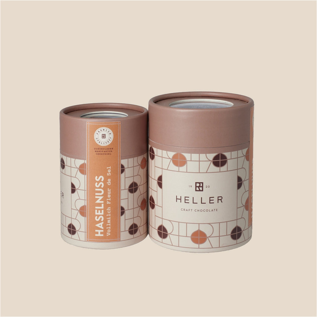 Haselnuss Vollmilch Fleur de Sel, 100-g- und 200-g-Dose