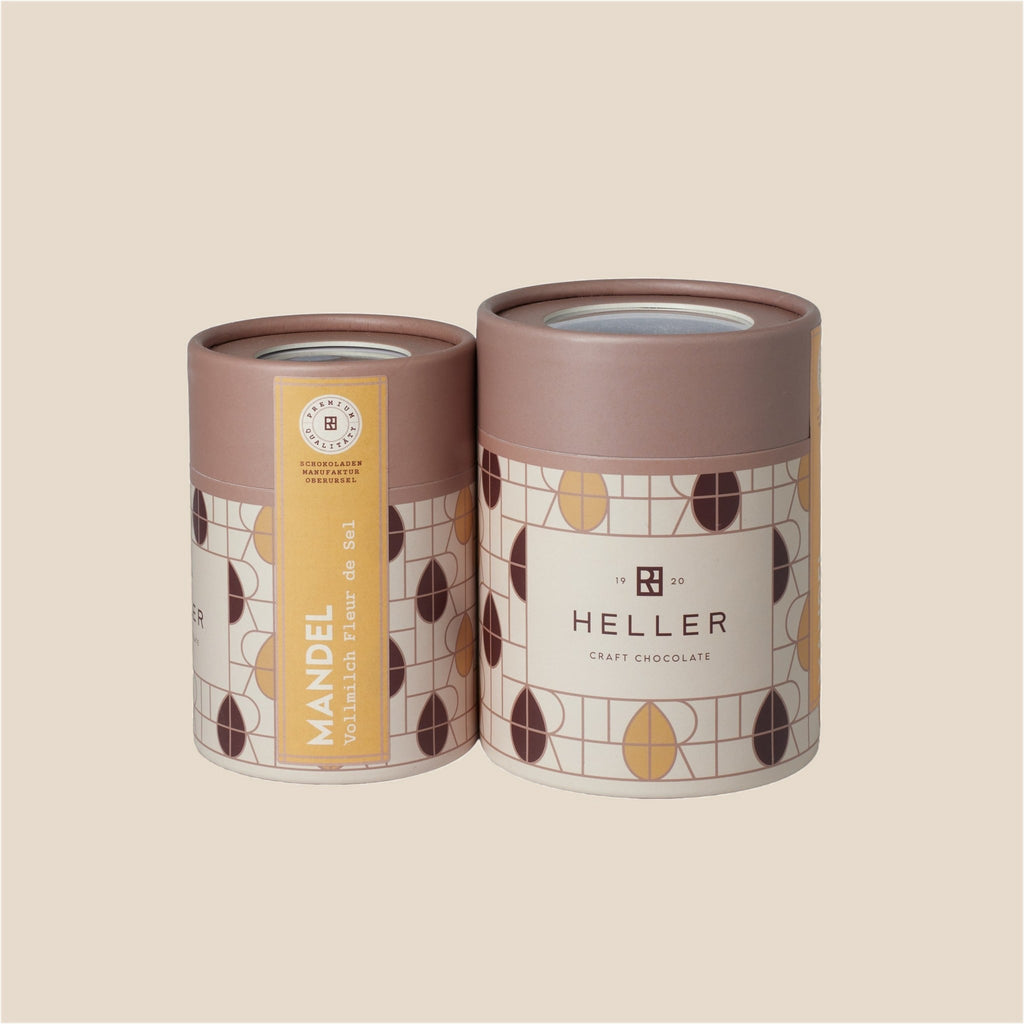 Mandel Vollmilch Fleur de Sel, 100-g- und 200-g-Dose
